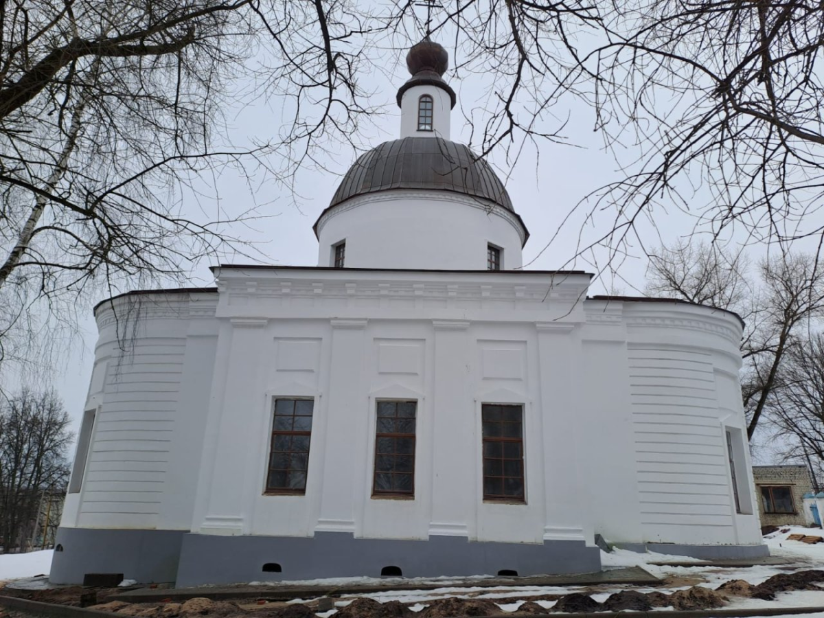 В Брасово Брянской области продолжается восстановление храма