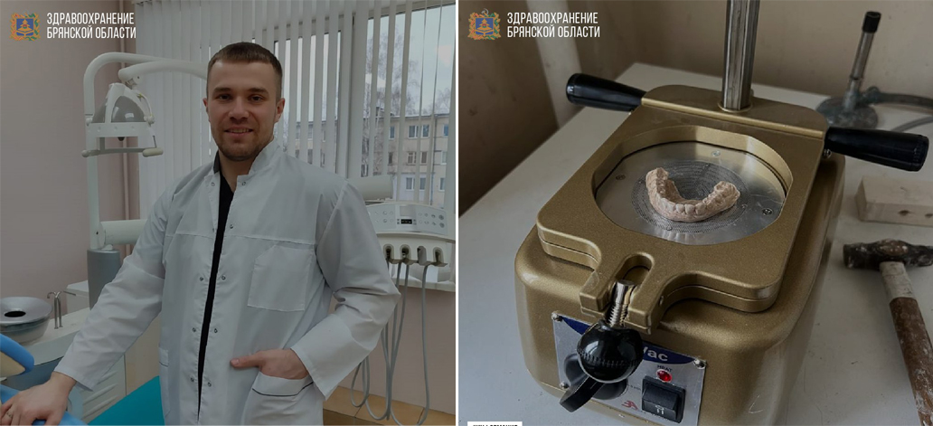 Врач-стоматолог-хирург занимается установкой имплантов в стоматологии Брянска