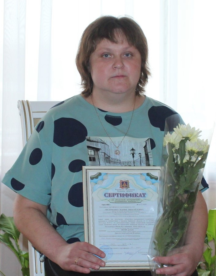 Мария Лисименко из Гордеевского района стала многодетной мамой