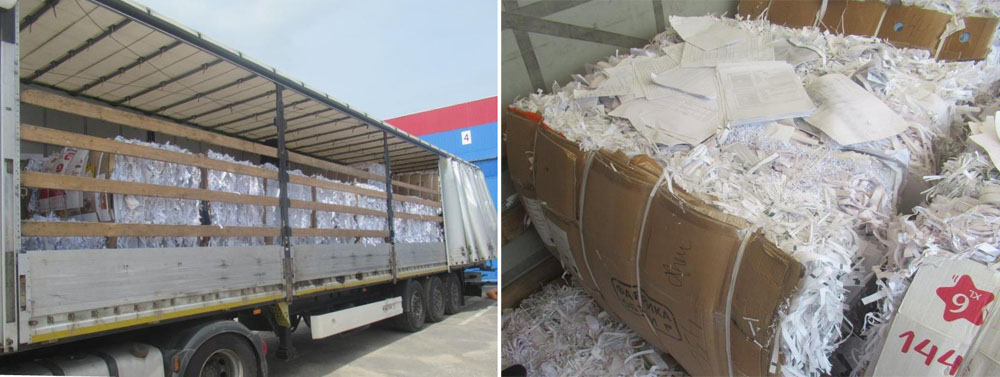 Сотрудники Брянской таможни задержали грузовик, перевозивший 20 тонн макулатуры, содержащей персональные данные