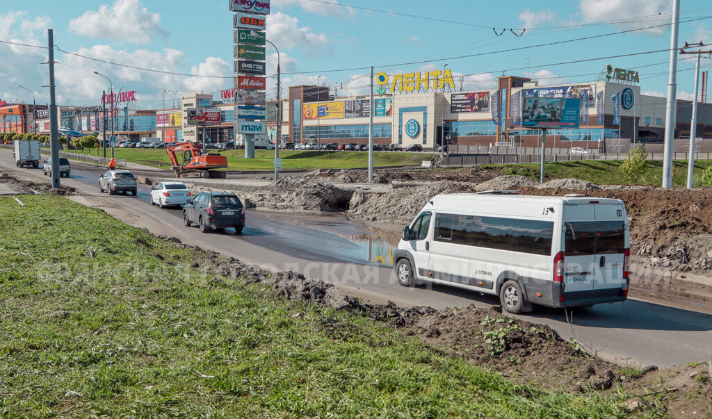 В Брянске кольцевая развязка поможет избежать затопления на участке улицы Объездной
