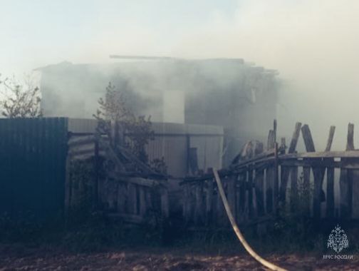 В Жуковском муниципальном округе сгорел жилой дом