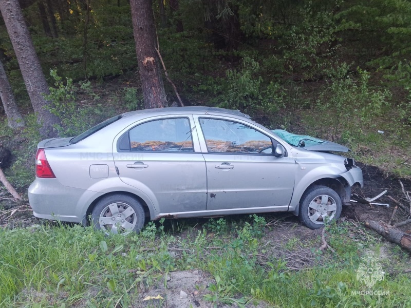 В Брянском районе автомобиль попал в дорожную аварию