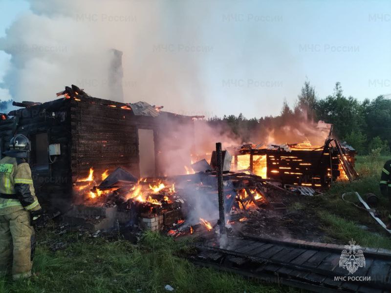 В Выгоничском районе при пожаре погиб мужчина