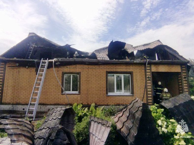 В Севске при пожаре в жилом доме люди не пострадали