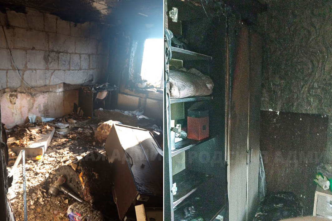 После пожара в Белых Берегах жилье потеряли двое взрослых и ребенок