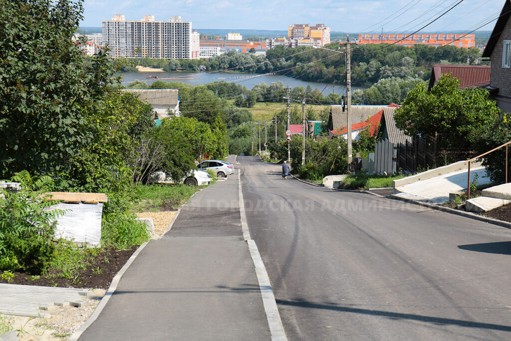 Переулок 1-й Городищенский в Брянске одели в асфальт