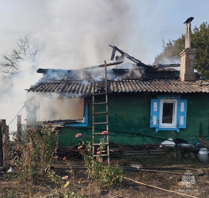 В Унечском районе сгорели дом, автомобиль и пять хозпостроек