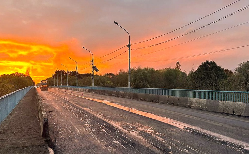 В Брянске отремонтировали мост через Болву за максимально короткий срок