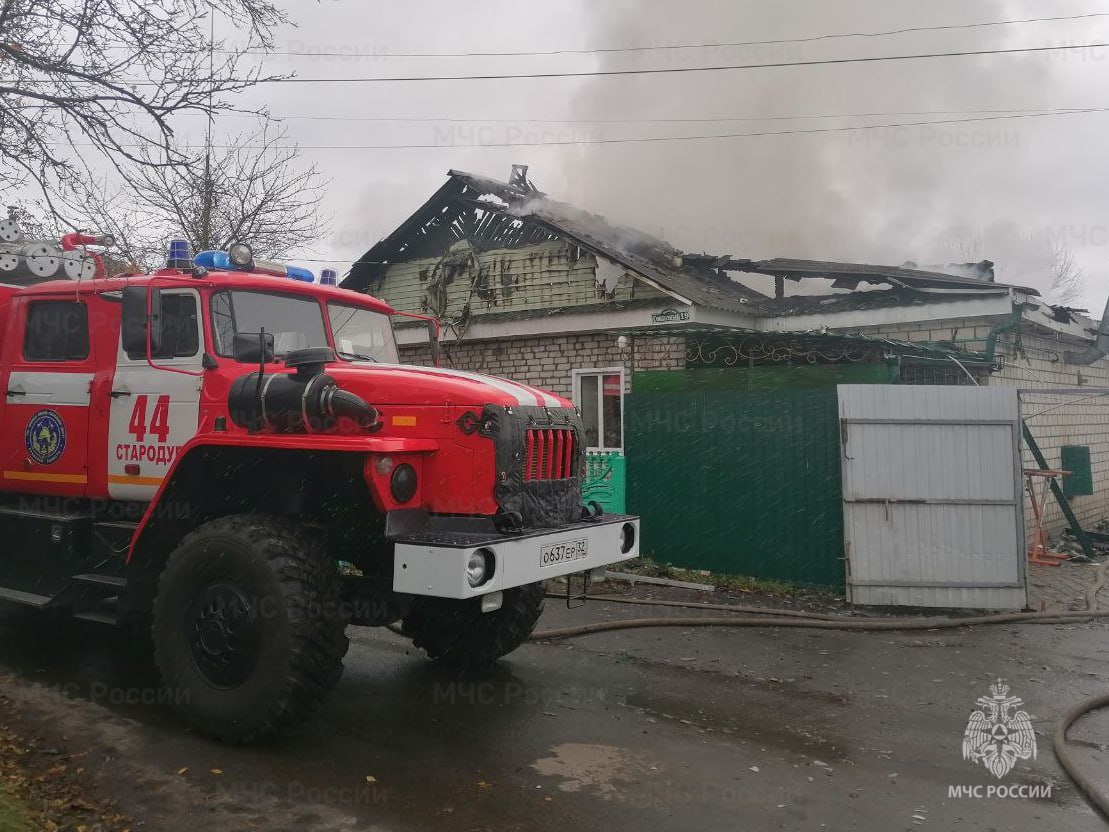 В Стародубе сгорел жилой дом