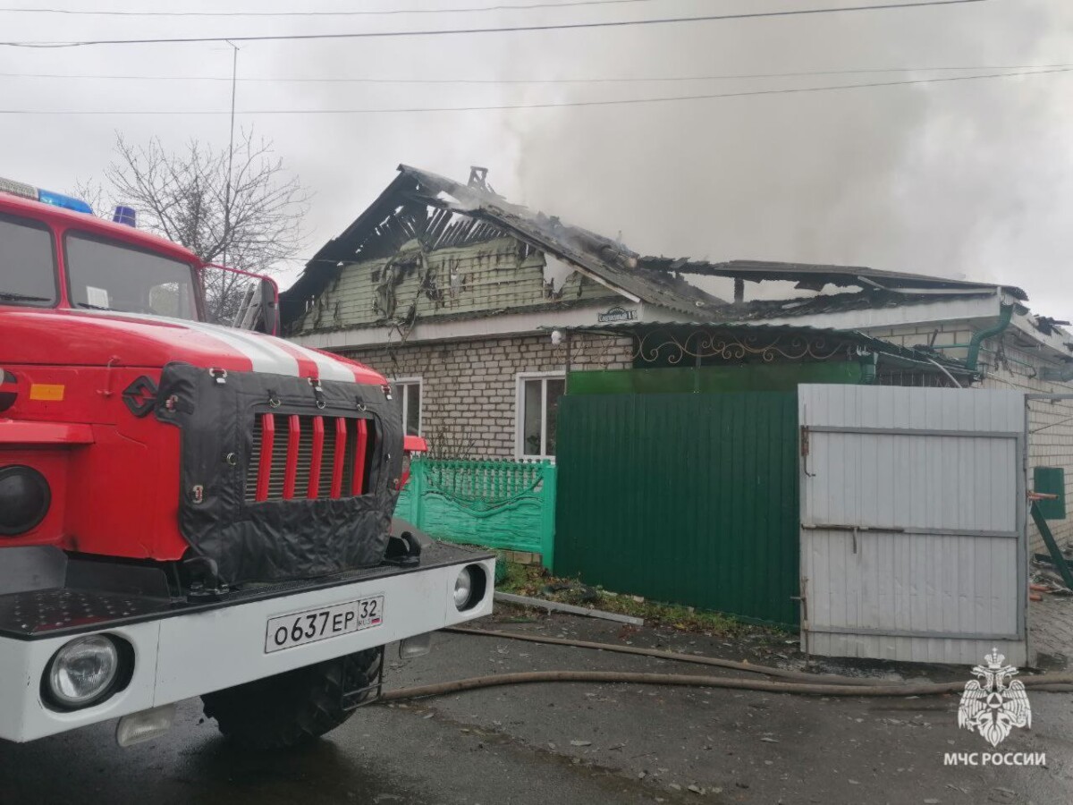 Последствия пожара в Стародубе