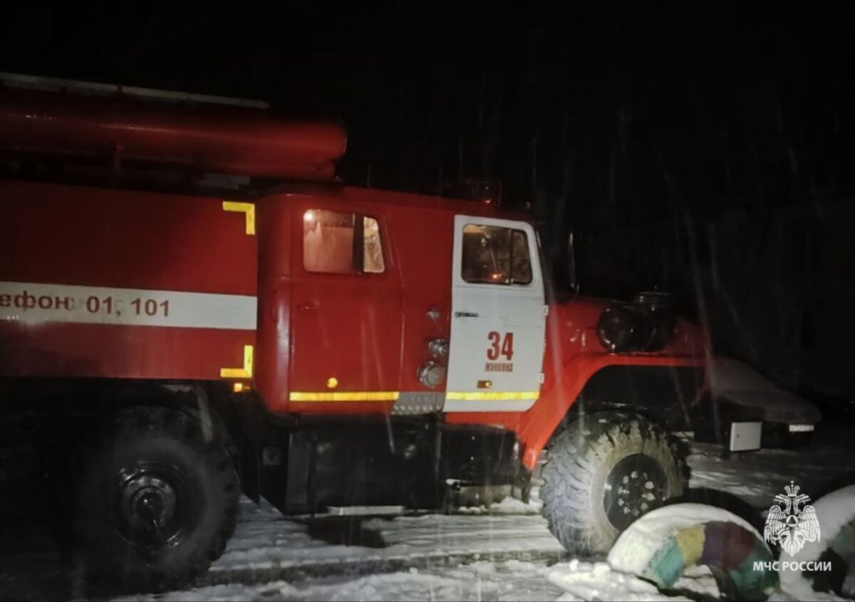 В жуковской деревне Брянской области спасена женщина