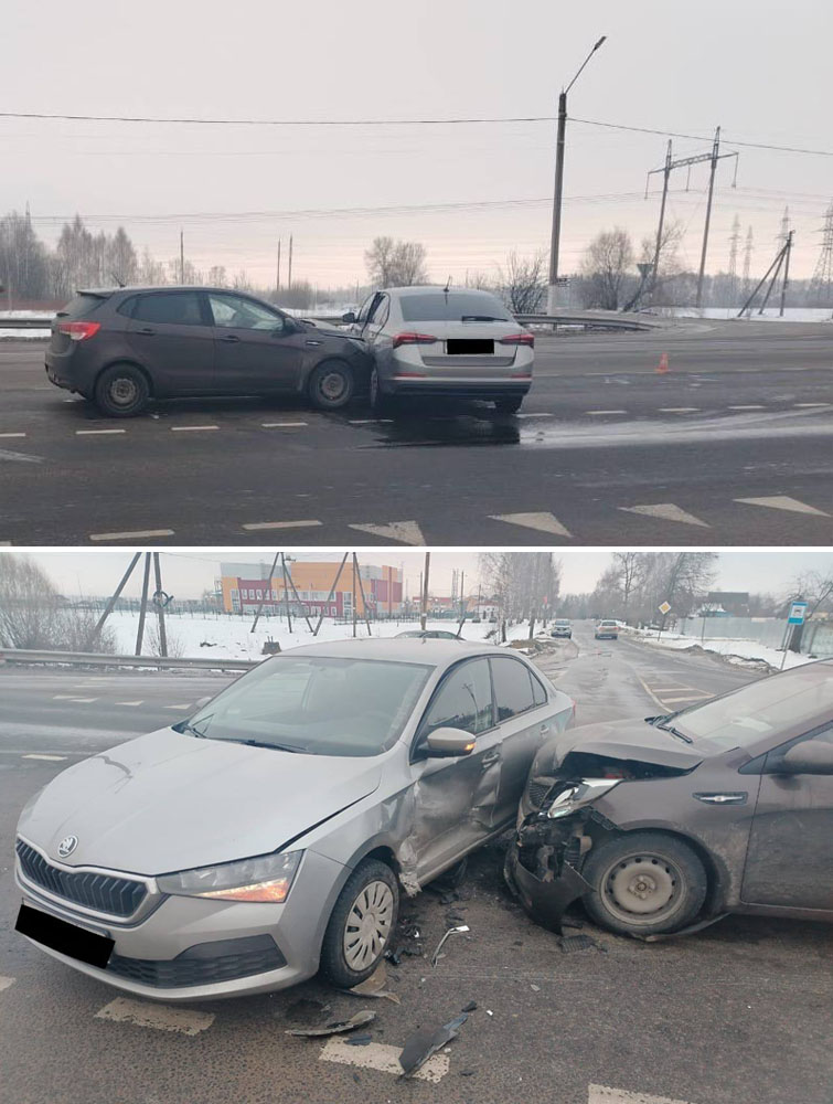 Под Выгоничами невнимательная водитель устроила аварию