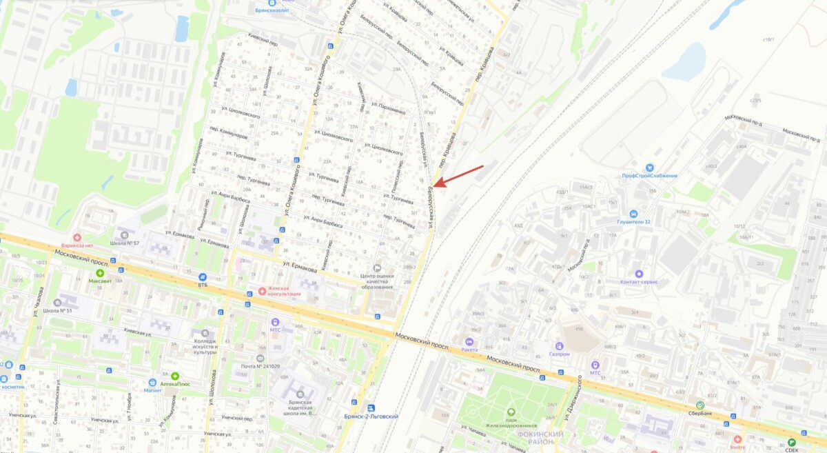 Движение автомобилей через переезд на улице Белорусской в Брянске ограничат 7 мая