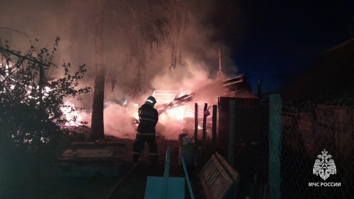 Погибли два человека при пожаре в почепском селе