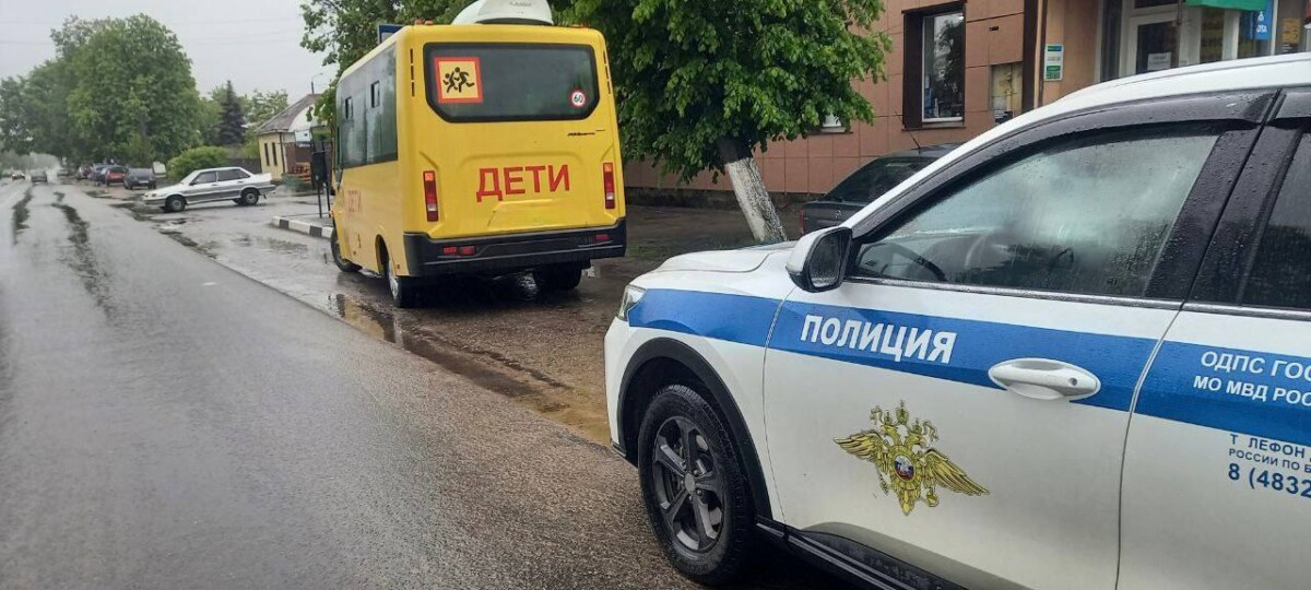 В Климово остановлен пьяный водитель детского автобуса