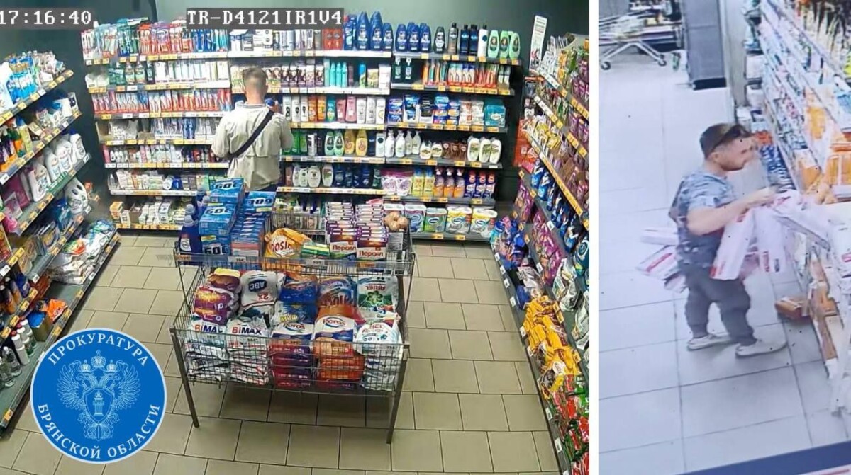 Житель Орловской области отправлен в колонию за хищения товаров из сетевых магазинов в Брянске