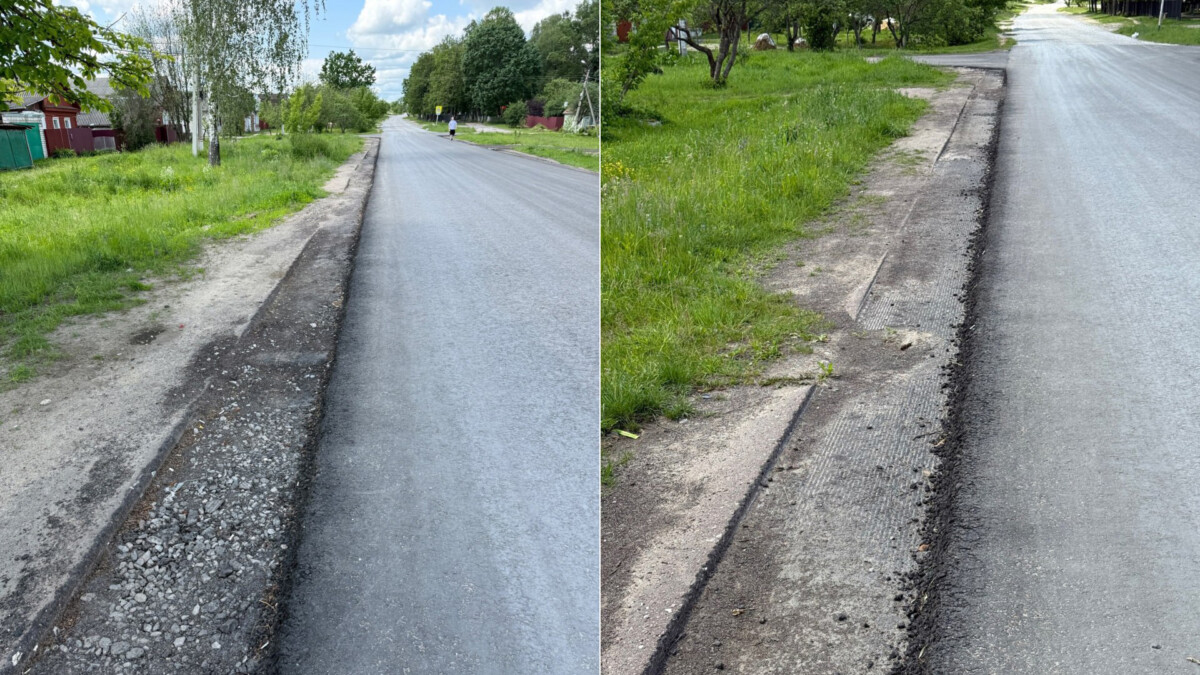 В Новозыбкове после ремонта дороги появились вопросы у горожан