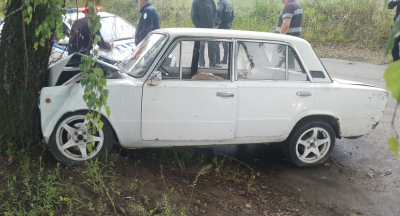 В Брянске подростки угнали автомобиль, въехали в дерево и сбежали с места ДТП