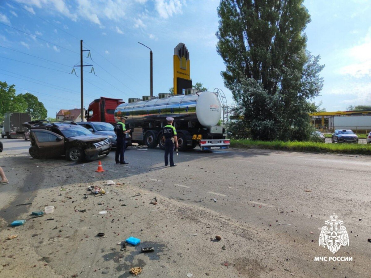 Один пьяный водитель устроил в Брянске аварию с четырьмя автомобилями