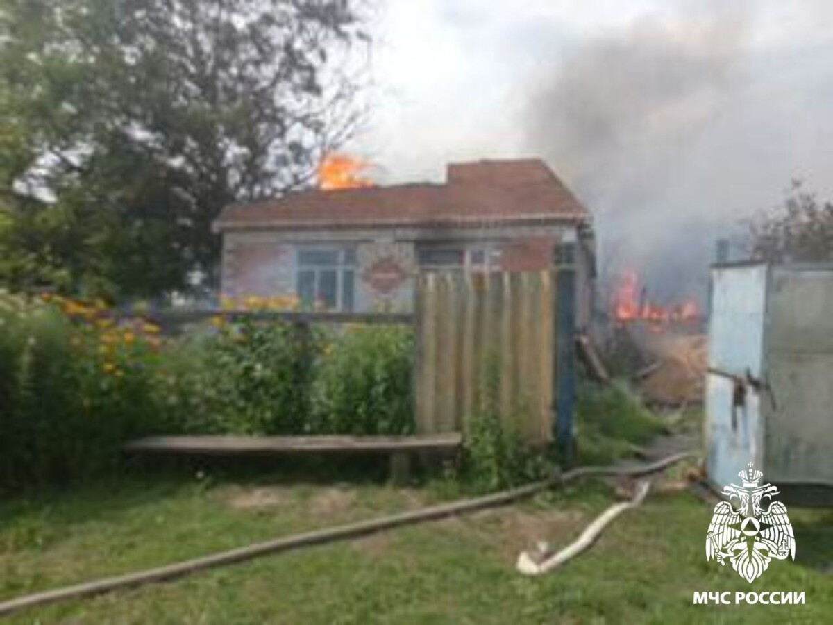 Пожар в деревне Стародубского района