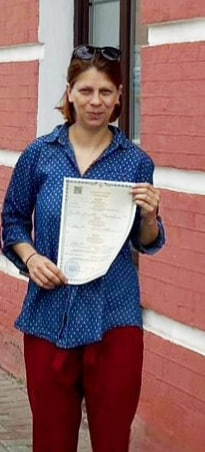Надежда Яковлева из Новозыбкова получила свидетельство о рождении шестого ребенка