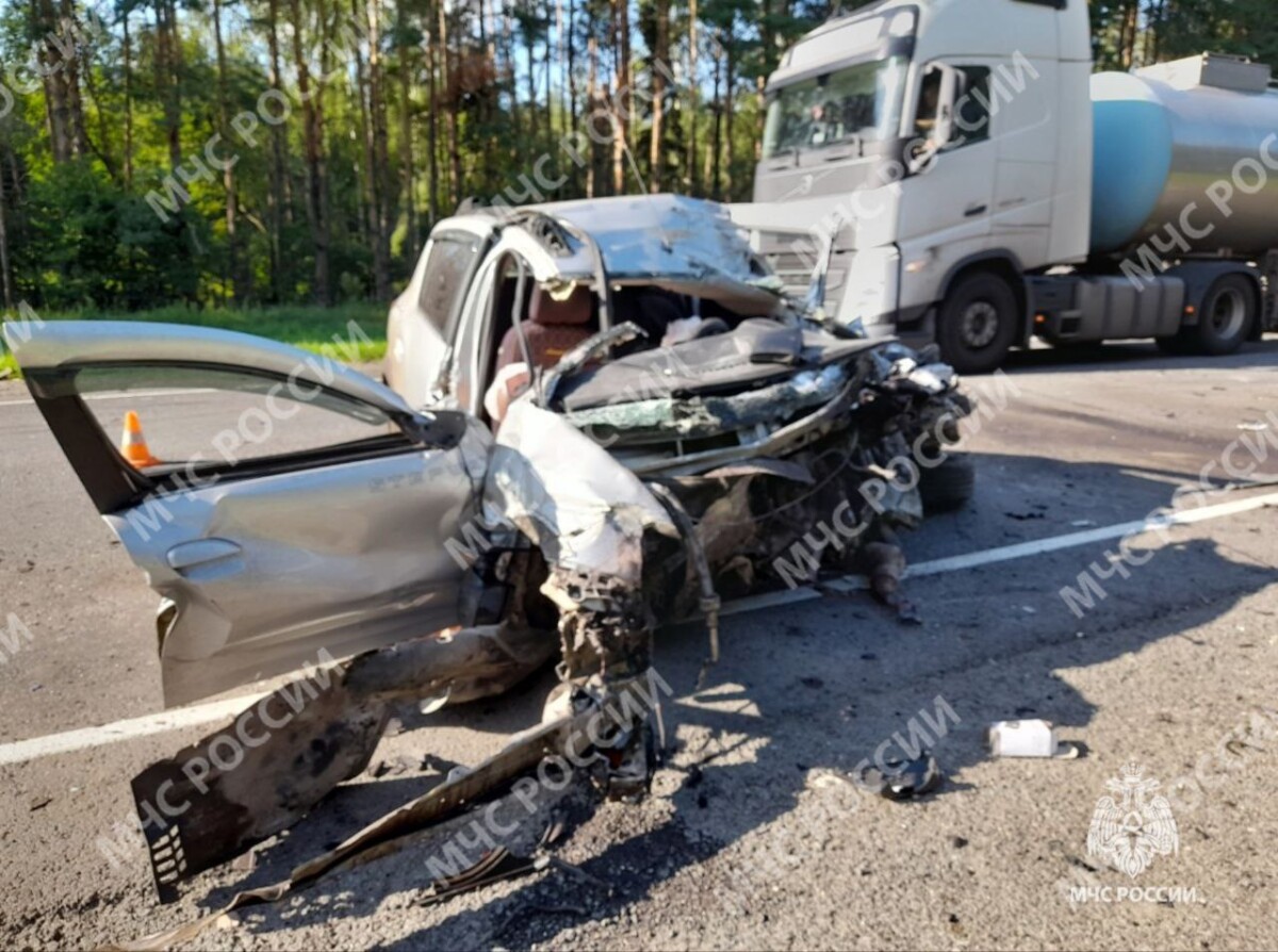 ДТП в Почепском районе: водитель легковушки словно целился в грузовик