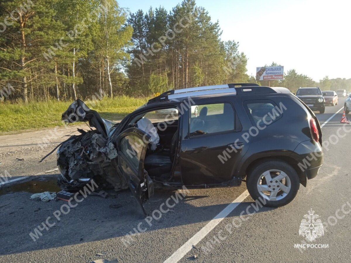 Водитель устроила аварию на брянской трассе и госпитализирована
