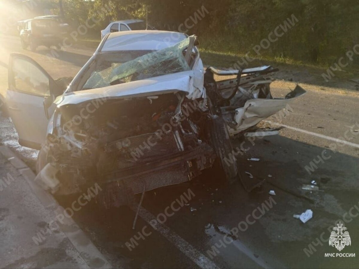 В Клинцах тушили пожар в автомобиле