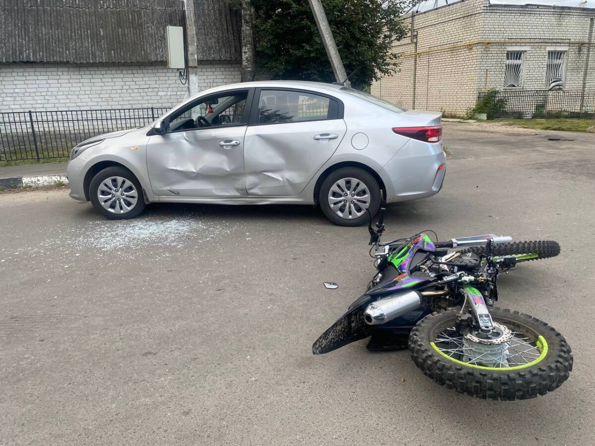 Нелепое ДТП с пострадавшим в Брянском районе