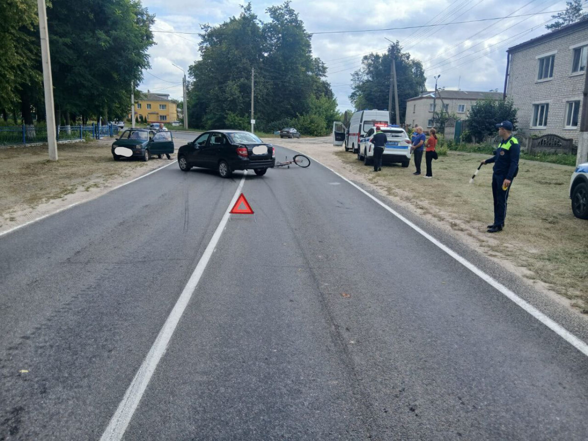 Велосипедист госпитализирован после ДТП под Новозыбковом