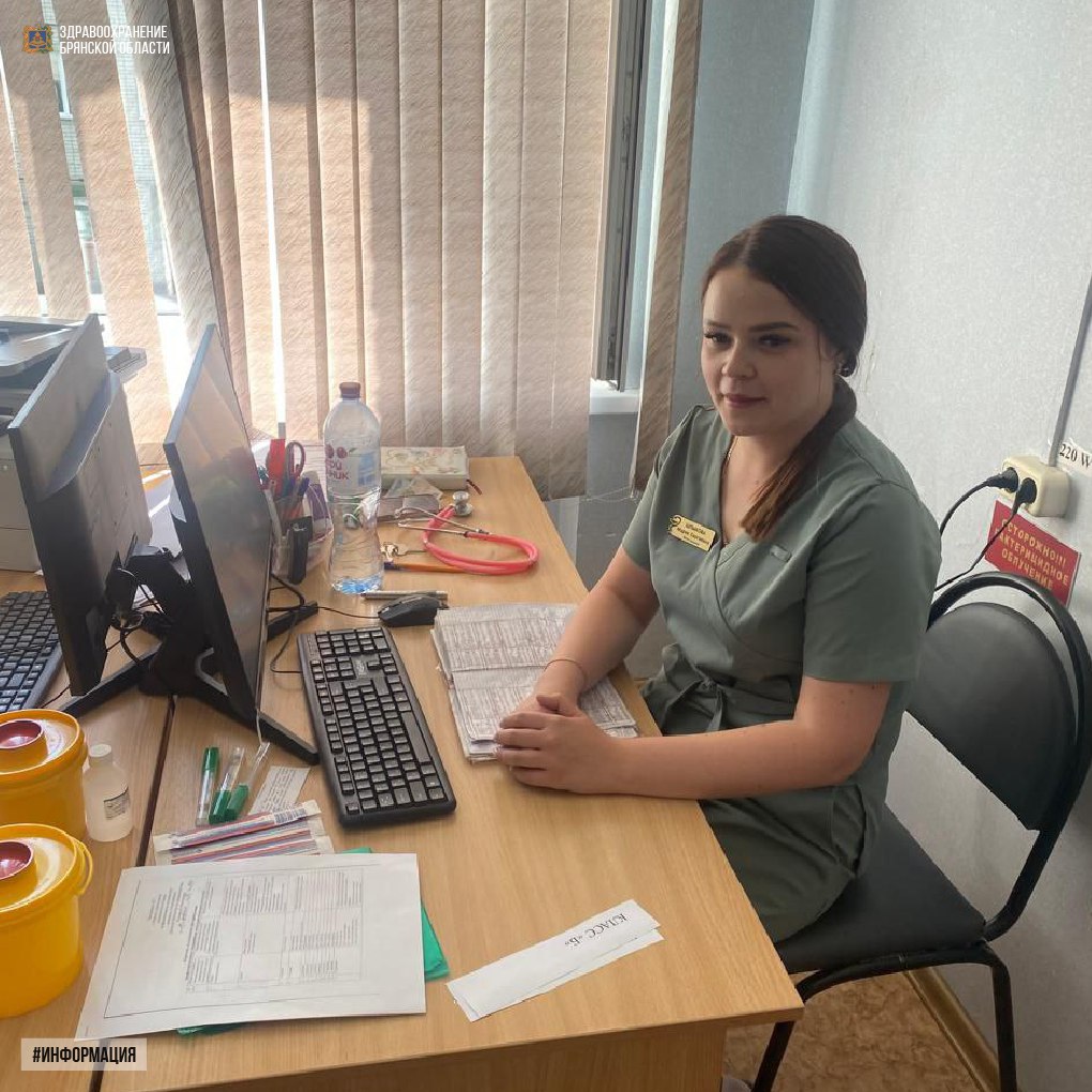 В детской поликлинике Навлинской ЦРБ приступила к работе врач-педиатр участковый Мария Шлыкова