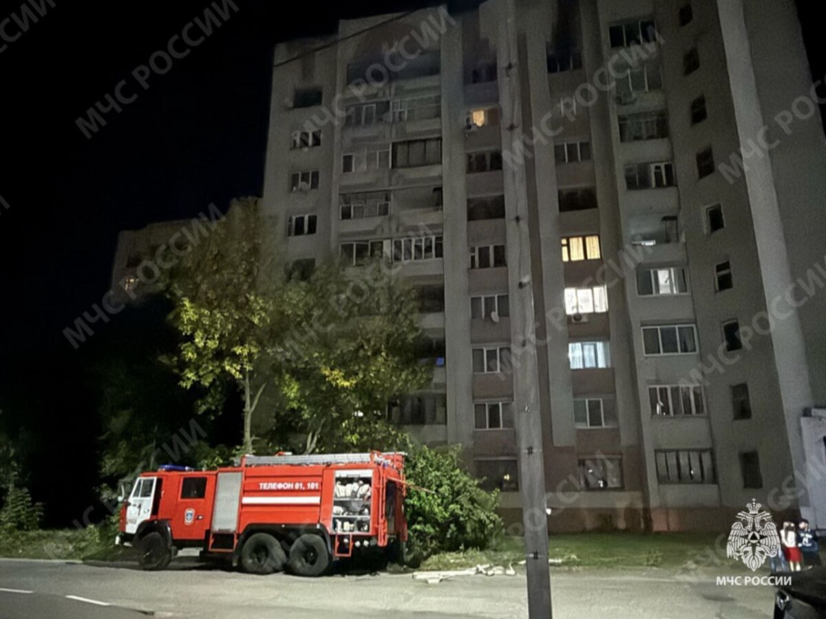Ожоги получил мужчина при пожаре в Брянске