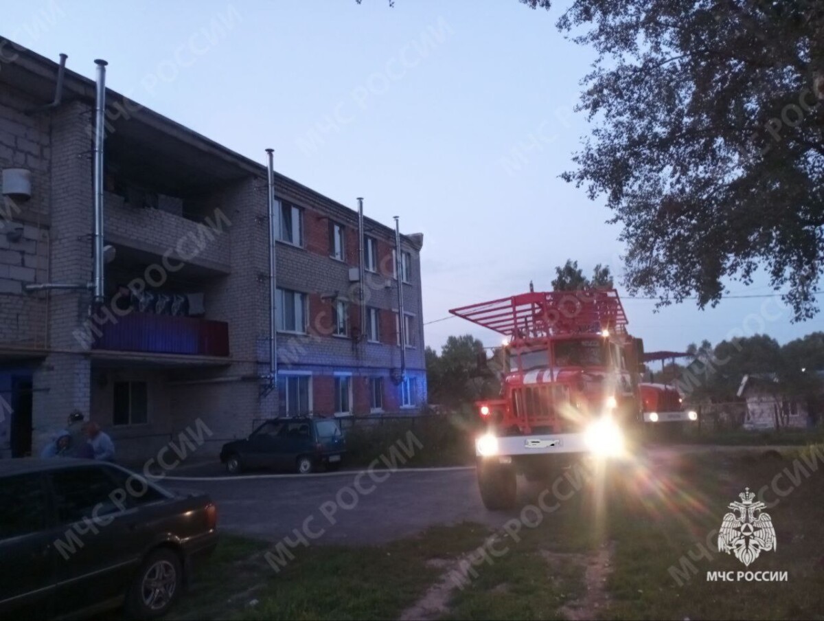 35 человек эвакуированы в Севске во время пожара