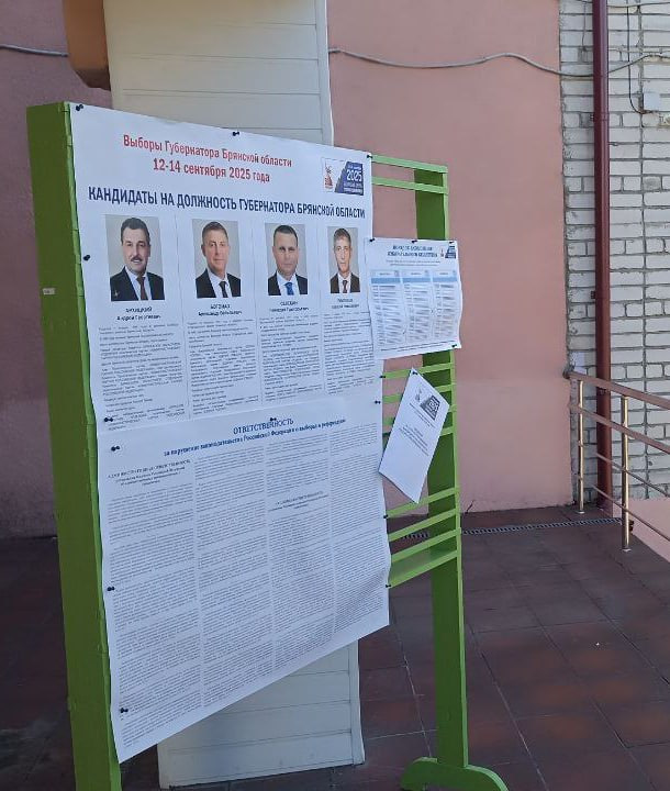 Сегодня итоговый день голосования на выборах в Брянской области