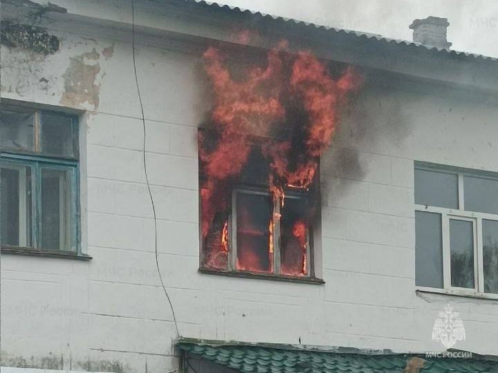 Пожар в квартире в Белой Берёзке Трубчевского района