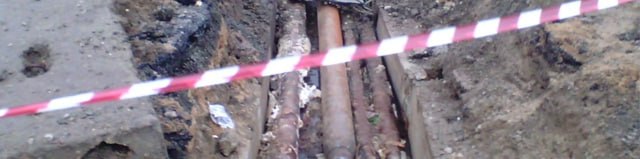 Очередной порыв на старых сетях водопровода в Новозыбкове