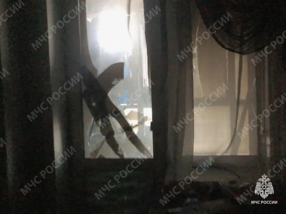 Пожар в квартире в Брянске