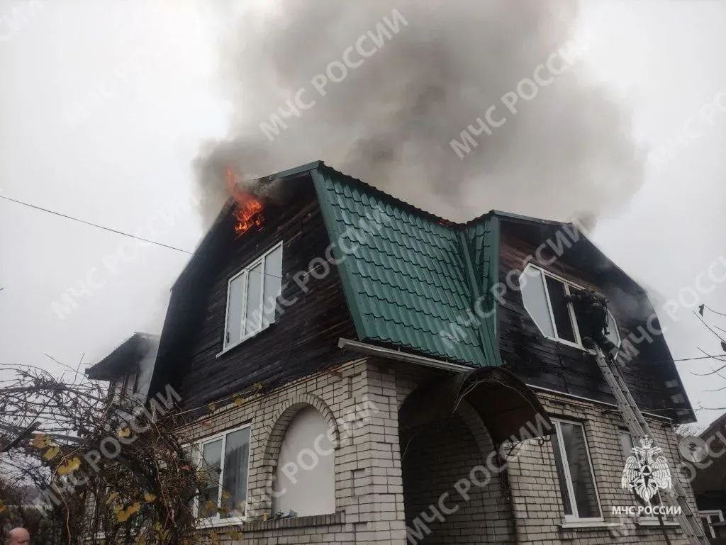 Сегодня потушен пожар в жилом доме в Брянске