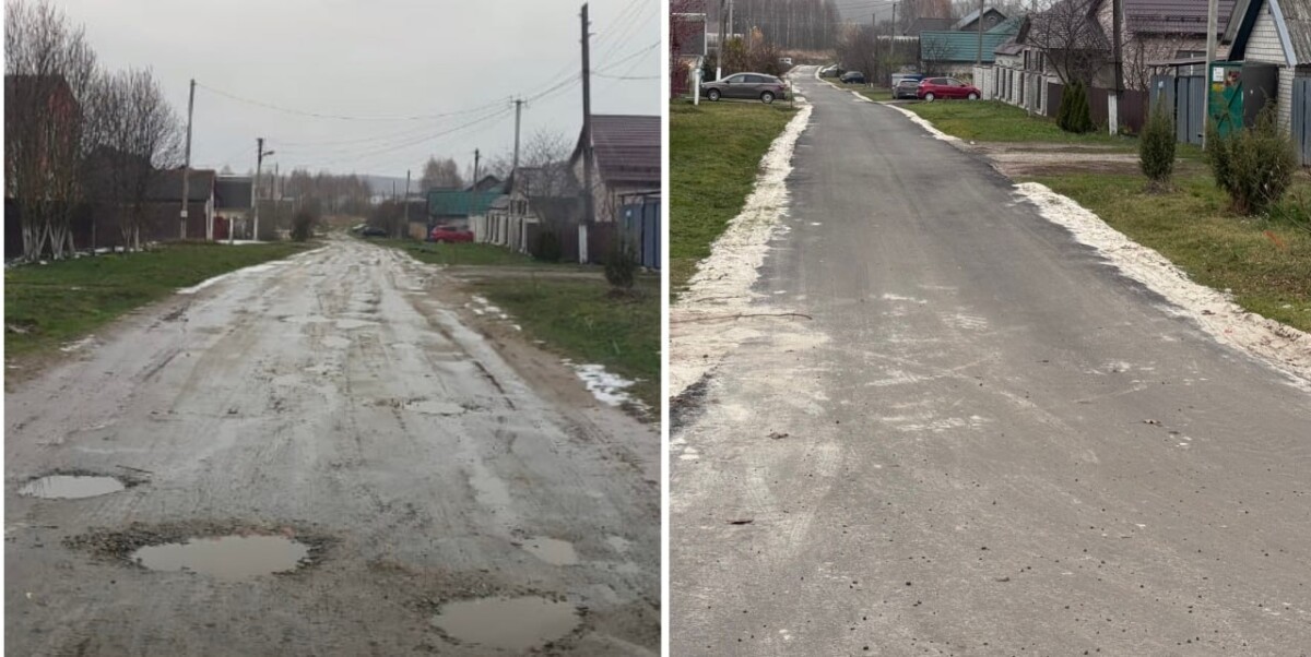 В поселке Локоть прокуратура добилась ремонта дороги