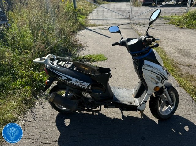 В Клинцах у водителя конфискован скутер 