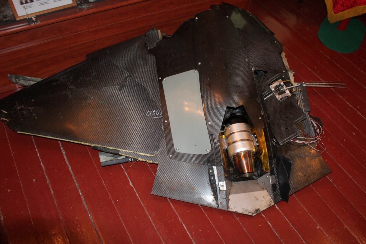 Украинский БПЛА «Скат» стал музейным экспонатом в Суземке