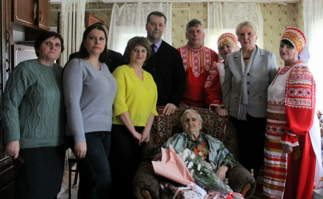Феоктиста Прокопьевна из Карачевского района отметила 100-летний юбилей