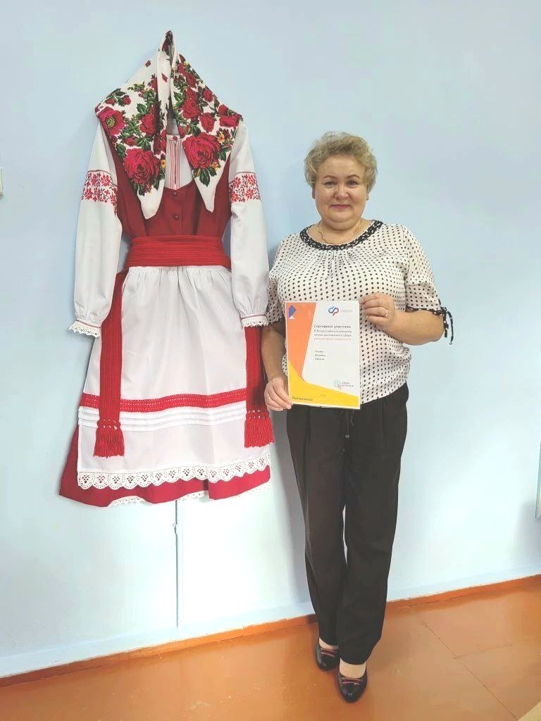 Красивое умеет создавать жительница Жуковки Брянской обасти