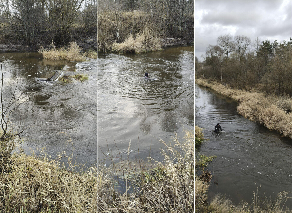 Спасатели Брянской области вновь работали в ледяной воде