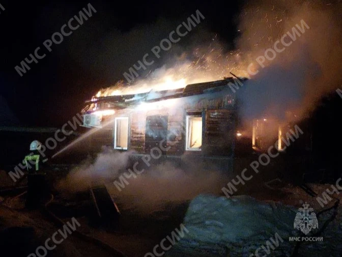 Пожар в Ржанице Жуковского муниципального округа