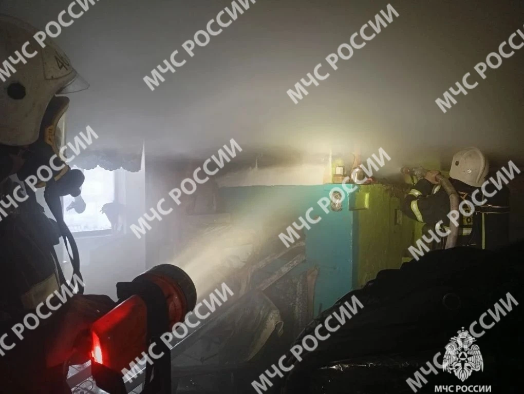 Люди не пострадали при пожаре в жилом доме в Погарском районе