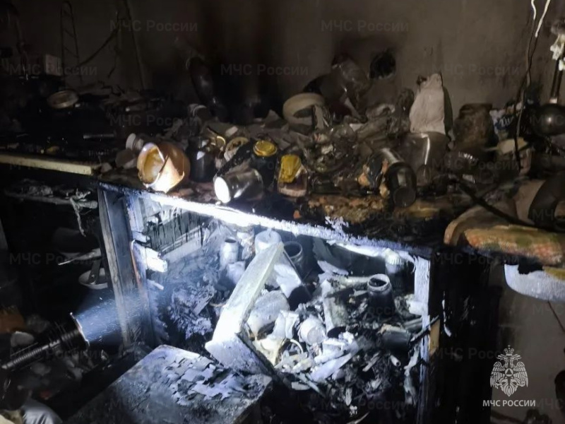 При пожаре в Брянске погиб человек