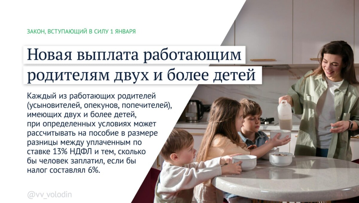 Законы, вступающие в силу в январе