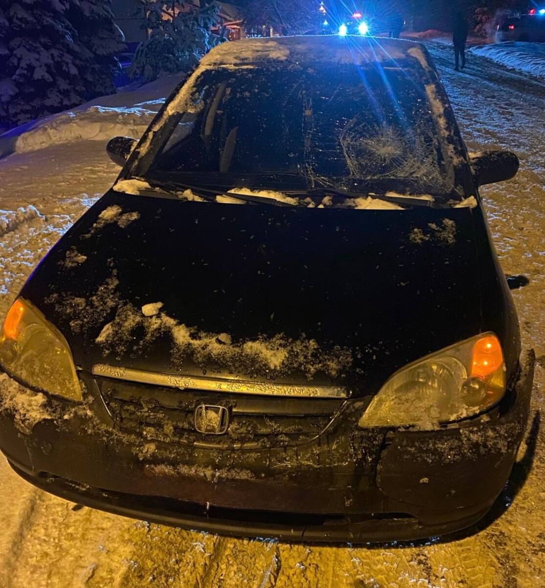 Девочка попала под автомобиль в Дятьково Брянской области